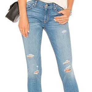 Hudson Jeans Krista Super Skinny Jeans Distressed Size 24 00